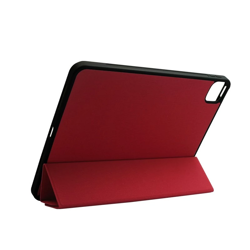 Crong FlexFolio CRG-FXF-IPD112-RED atverams futrālis iPad Air 11 M3 (2025)/M2 (2024), iPad Air 10.9 (5-4 gen.), iPad Pro 11 (2022-2021), 27,7 cm (10,9″), ar Apple Pencil vietu, sarkanā krāsā