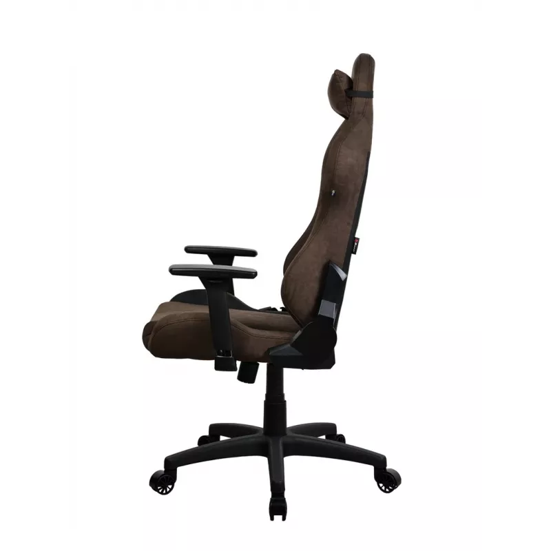 Spēļu krēsls Arozzi Torretta SuperSoft — ergonomisks brūns, atbalstošs dizains