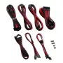 CableMod C-Series PRO RM Black Label barošanas kabeļu komplekts CM‑PCSR‑16P3KIT‑NKKR‑R — melni un sarkani pīti modulāri kabeļi