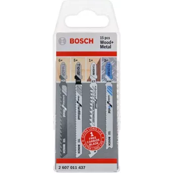Bosch 2 607 011 437 finierzāģa asmeņu komplekts 15 gab.