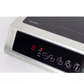 Caso TC 3500 Thermo Control Hob indukcijas plīts, 1 zonas, melna/nerūsējošais tērauds
