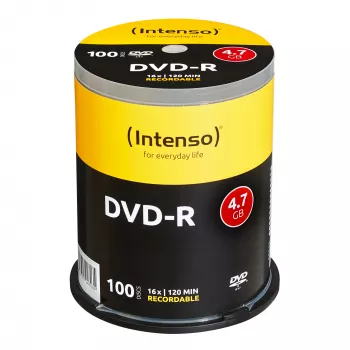 DVD-R Intenso 4.7GB 100 gab.