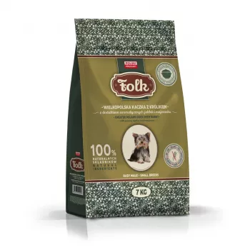 FOLK Small breeds Traditional Greater Poland pīle ar trusi, āboliem un majorānu - sausā suņu barība - 7kg
