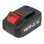 Akumulators bezvadu instrumentiem YATO YT-828463 — Li‑Ion 18V 4Ah, sarkans, uzlādes indikators