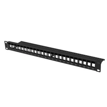Patēriņa panelis 1U Lanberg PPKS-1024-B
