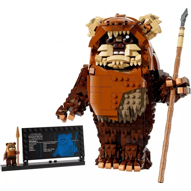 LEGO Star Wars Construct Wicket the Ewok 75430 būvkomplekts — 1010 gabali, 230 mm modelis, vecumam 12+