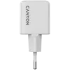 Canyon CU20AC GaN 20W PD lādētājs, 2 porti (USB-A/USB-C), balts