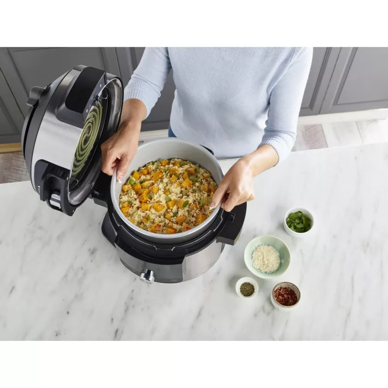 Daudzfunkcionālais pavārs Ninja OL750EU 7.5 L 1760 W Melns Nerūsējošais tērauds, 14 automātiskās programmas