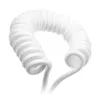 Ducky Coiled Cable White Edition DACOC2-WHT1, atdalāms, balts, spirālveida dizains