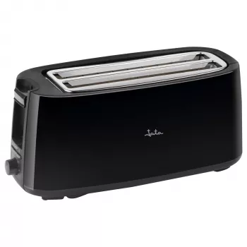Toasteris Jata JETT1585 2-slices 1400 W Melnas pogas rotējošs 230 V slotu platums 25 cm slotu dziļums 3 cm