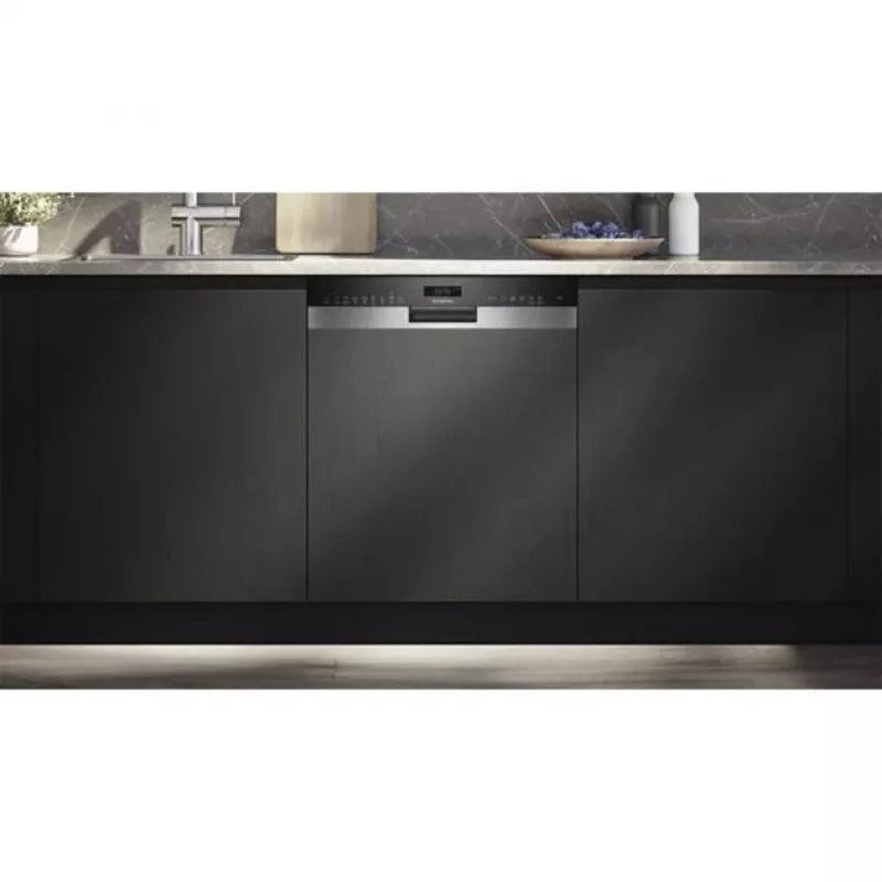Siemens iQ500 SN55ES12CE trauku mazgājamā mašīna daļēji iebūvējama 14 komplekti