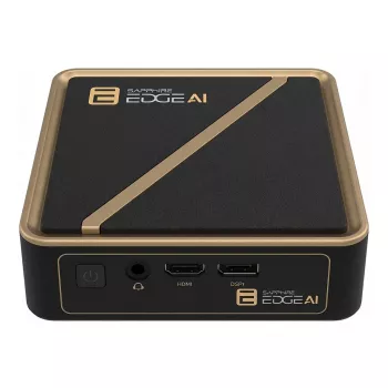 Barebone dators Sapphire EDGE AI 350 ar DDR5 atmiņas atbalstu un HDMI izeju