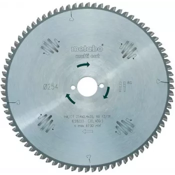 Metāla zāģa asmens ripzāģim Metabo 6.28083.00 216x30mm 60 zobi 1.8mm