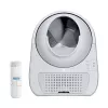 Pašattīrošā kaķu tualete Catlink Scooper Young, pelēka — 13 L, 600×580 mm, 12 V adapteris