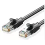 Patch Cable CAT.6 UTP/1M Melns Ibebf Vention
