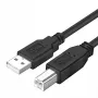 USB 2.0 kabelis A - B vīriešu/vīriešu 1,8 m VALUE