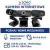 Savio tīmekļa kamera USB Full HD ar iebūvētu mikrofonu