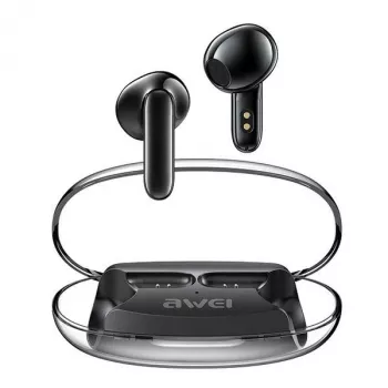 Awei T85 Bluetooth austiņas ar uzlādes futrāli