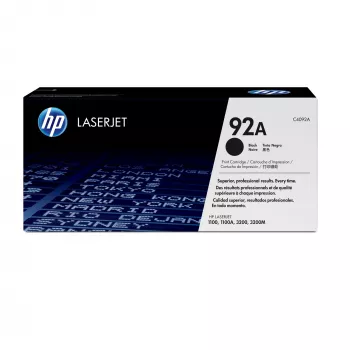 HP Toner C4092A (92A) - Melns - 2 500 lappušu ietilpība (C4092A)
