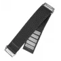 Nylon sporta siksna FIXED QuickFit 22 mm Garmin, tumši pelēka, plaukstas locītavai 160–210 mm