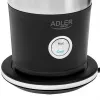 Automātiskais piena putotājs Adler AD 4497 — nerūsējošais tērauds, 600W, puto 120 ml / silda 300 ml, karstā un aukstā