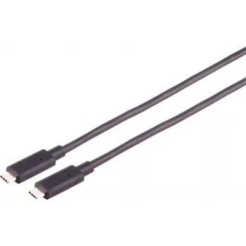 ShiverPeaks USB-C kabelis S/CONN 30-41045 USB 3.2 Gen 2 3m melns