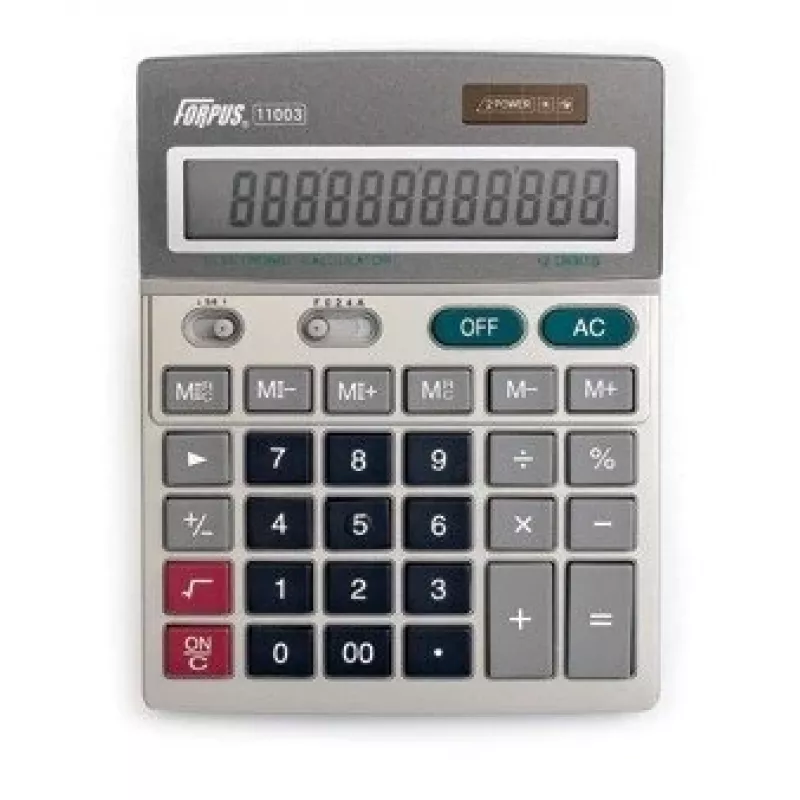 Galda kalkulators Forpus FO11003 Basic Grey