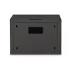 Sienas stiprinājuma skapis Digitus DN-19 07-U-SW, 7U, melns