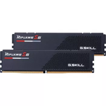 G.Skill Ripjaws S5 64 GB (2x 32 GB) DDR5-6000 Dual-Kit, melna, F5-6000J3238G32GX2-RS5K, INTEL XMP