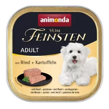 Slapjā suņu barība Animonda Vom Feinsten Liellops Kartupelis Pieaugušiem 150 g