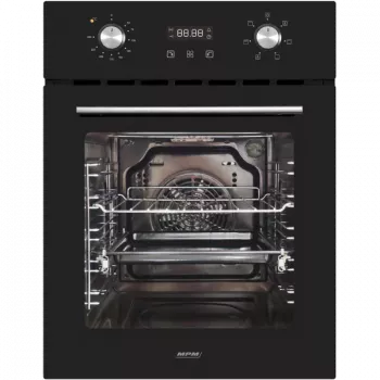 Iebūvējamā elektriskā cepeškrāsns MPM MPM-45-BO-22, 50 L, 220–240 V, 2000 W, Touch + rotācijas vadība, AquaClean