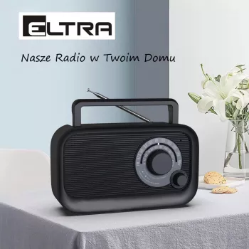 Eltra HANIA melns pārnēsājams radio