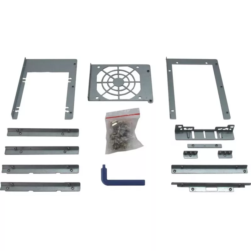 Servera korpuss Inter-Tech 4U-4424 Rack Melns, Sudrabs
