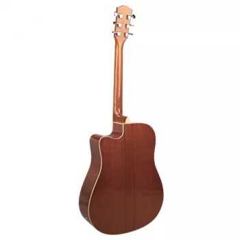 Elektroakustiskā ģitāra V-tone VEAG1 CE 4/4 Wood — dreadnought ar cutaway, egles virsma, mahagonija korpuss, iebūvēts preamp