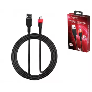 USB-C lādēšanas kabelis SUBSONIC SA5601 3 m – saderīgs ar PS5, Xbox, Nintendo Switch
