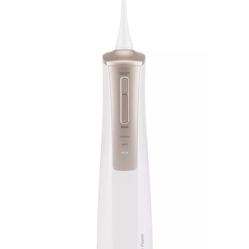 ETA Sonetic ETA270890000 Bezvadu mutes dobuma irigators, 200 ml, 2 uzgaļi, Balts/Zelts