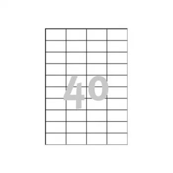 Avery Zweckform 3651 Universālās etiķetes 52,5 x 29,7 mm 100 loksnes balta