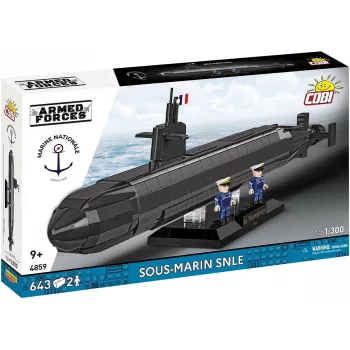 Cobi Blocks Sous-Marin SNLE konstruktors — 643 detaļas