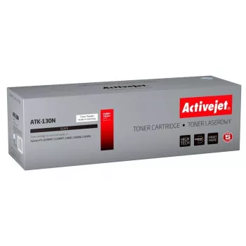 Activejet ATK-130N Tonera kasetne (aizstāj Kyocera TK-130; Supreme; 7200 lapas; melna)