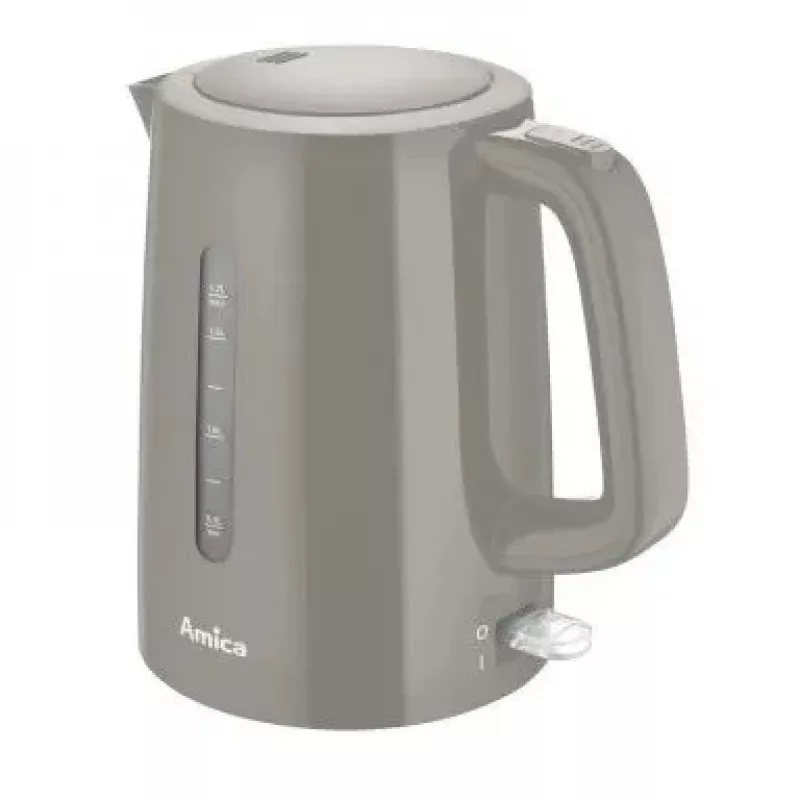 Elektriskā tējkanna Amica 1,7 l 2200 W Pelēka