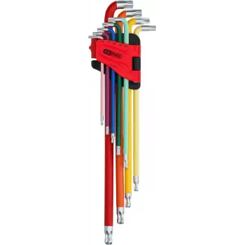 KS TOOLS Tools-Machines GmbH lodveida Torx atslēgu komplekts, īpaši garš, 9 daļas (151.5210)