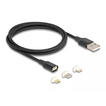 USB kabelis DeLOCK 88165 1 m USB A Melns