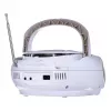Pārnēsājamā stereo sistēma Blaupunkt BB7-WH, 2.4 W, FM, pelēka, MP3 atskaņošana