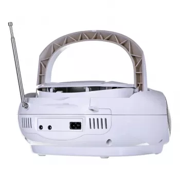 Pārnēsājamā stereo sistēma Blaupunkt BB7-WH, 2.4 W, FM, pelēka, MP3 atskaņošana
