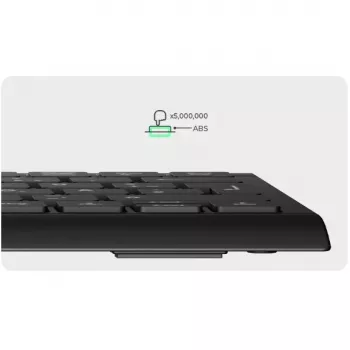 KeySonic KSK-5011ELC (DE) tastatūra, mājas, USB, QWERTZ, vācu, melna