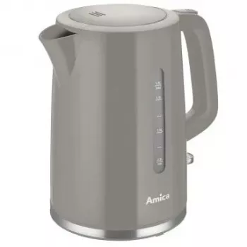 Elektriskā tējkanna Amica 1,7 l 2200 W Pelēka