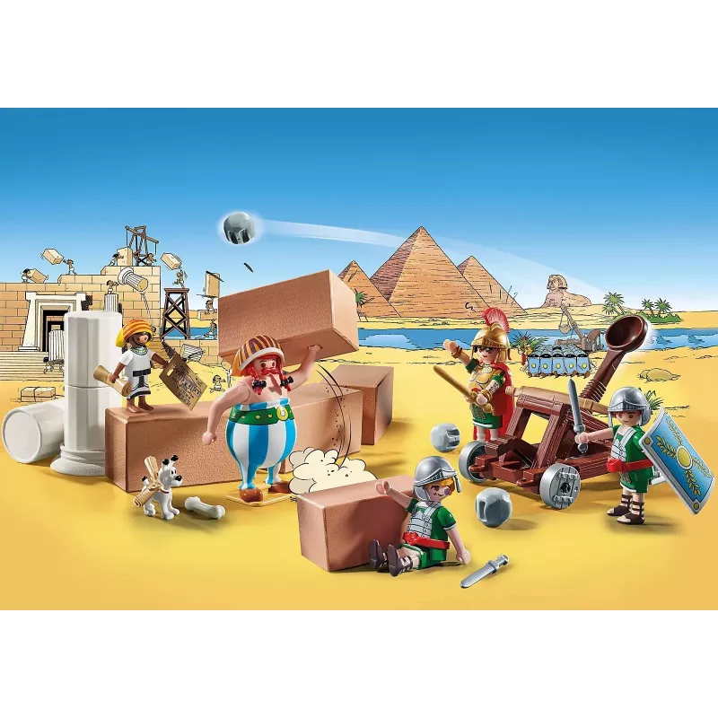 Playmobil 71268 Asterix: Edifis un pils kauja ar strādājošu katapultu – romiešu kolekcija