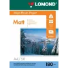 Lomond fotopapīrs matēts 180 g/m² A4, 50 loksnes