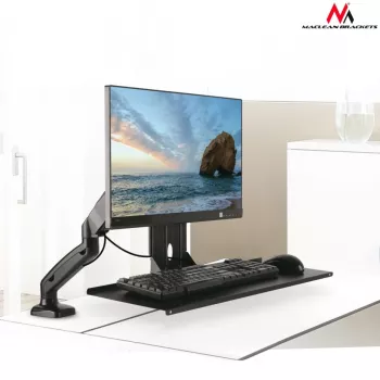 Maclean Tastatūras Turētājs Monitora Stiprinājumam, VESA 75x75, 100x100, MC-756