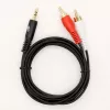TB kabelis 3,5mm MiniJack - 2x RCA vīriešu/vīriešu 1,5m (AKTBXAJ2RCA150B)